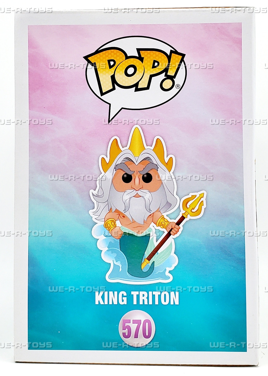 Funko POP Disney The Little Mermaid King Triton 570 Vinyl Figure