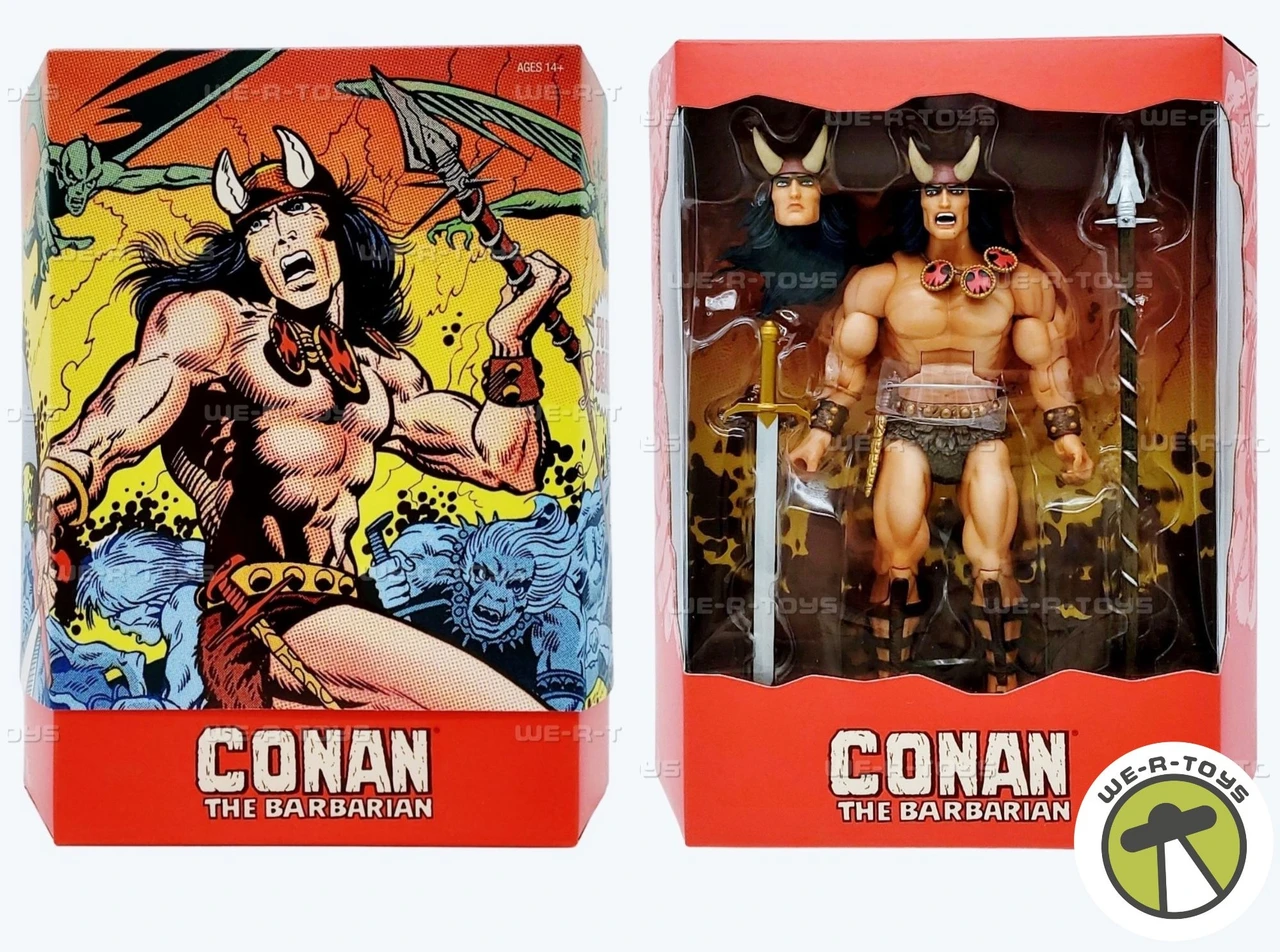Super7 Conan the Barbarian Deluxe Action Figure Comic Book Version 