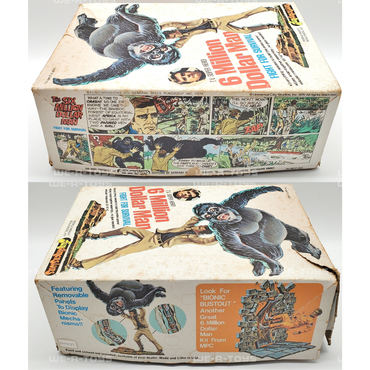 6 Million Dollar Man Bionic Bustout キット 6 Million Dollar Man Fight For Survival & Bionic Bustout Model Kit