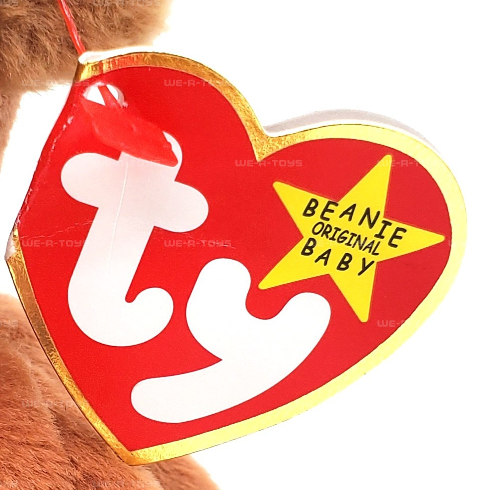 Ty Beanie Babies Bongo the Monkey Plush 1995 - We-R-Toys