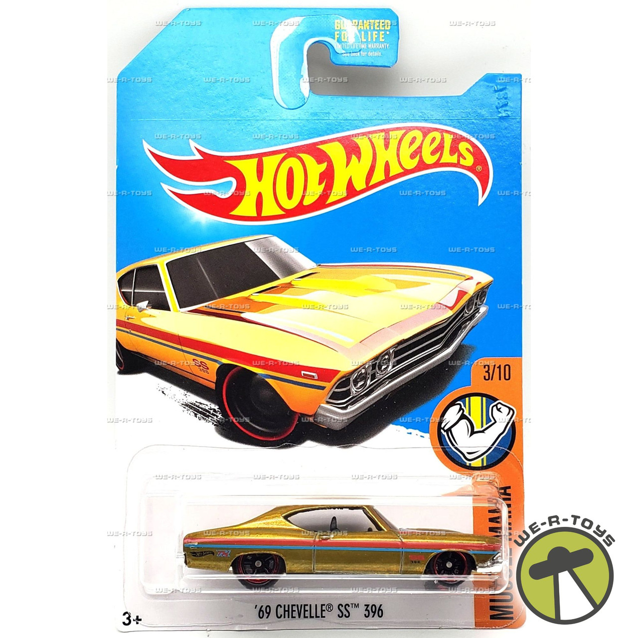 Hot Wheels 69 Chevelle SS 396 Vehicle 3/10 Super Treasure Hunt