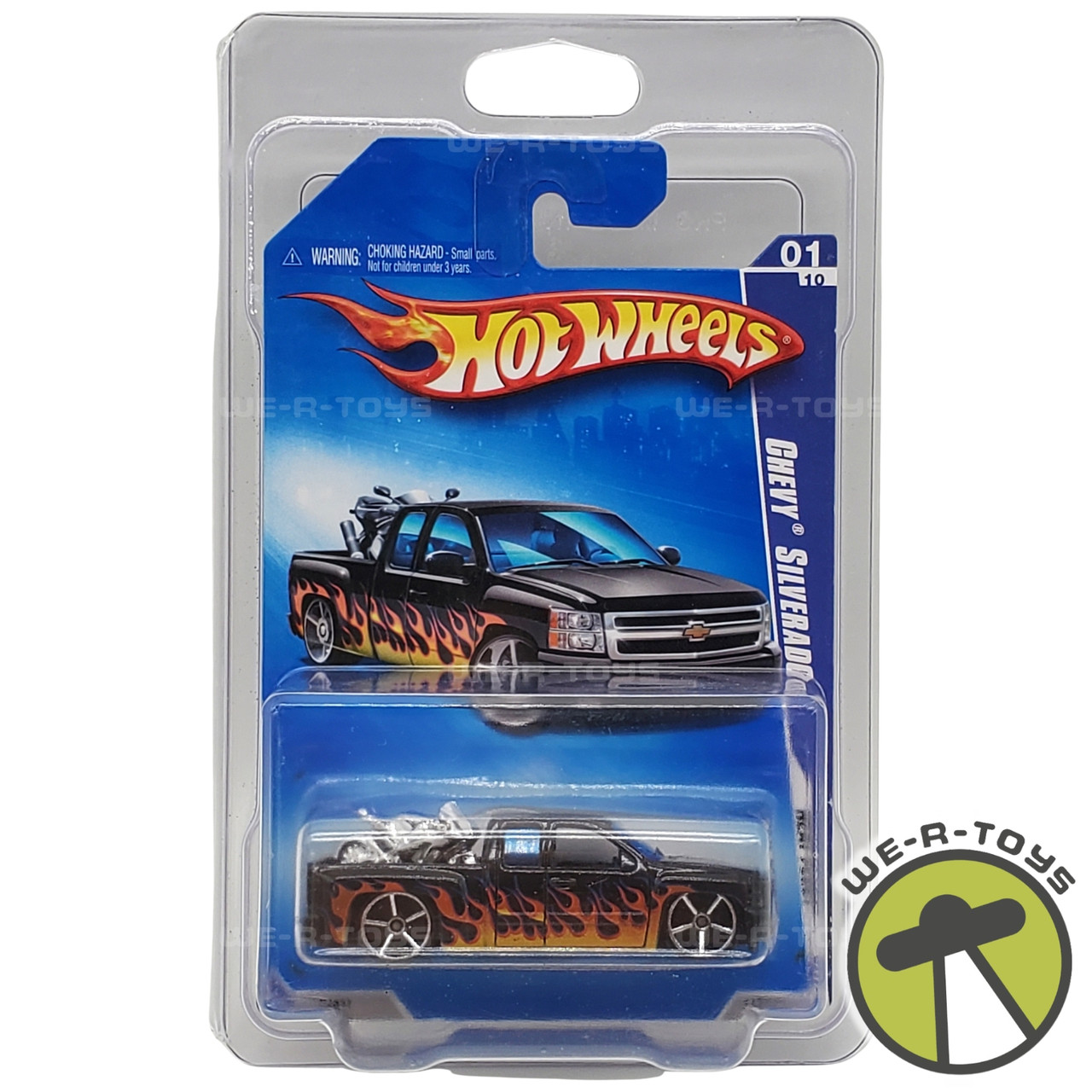 Hot Wheels Heat Fleet 09 Chevy Silverado 01/10 Vehicle 2008 Mattel