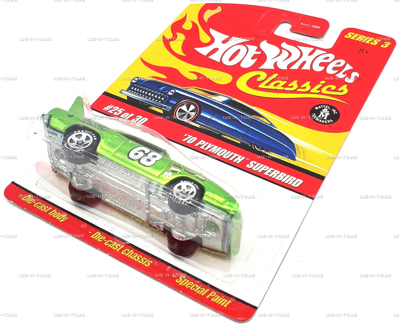 Hot Wheels Classics Series 3 Green 70 Plymouth Superbird 2006