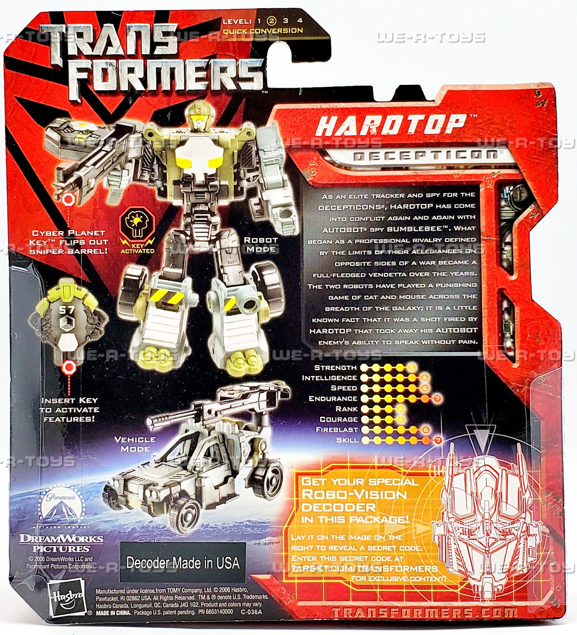 Transformers Movie 2007 Target Exclusive Hardtop Scout Class
