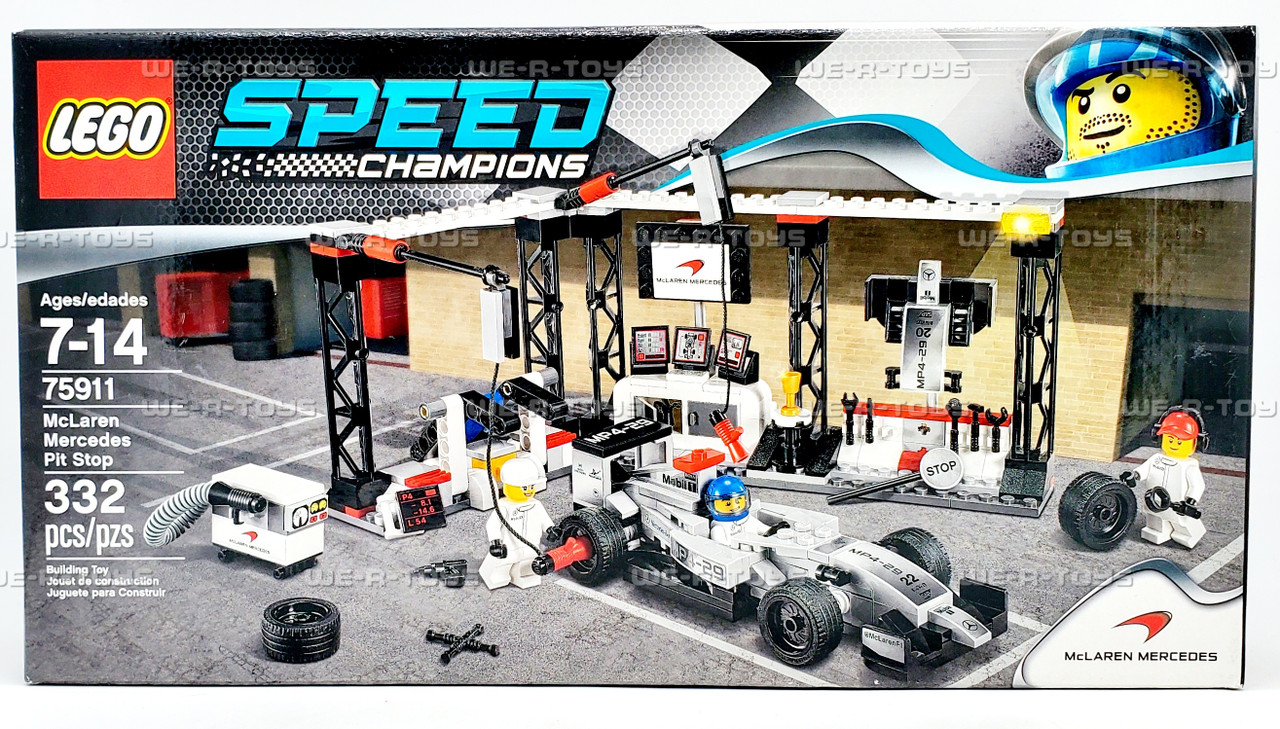 LEGO Speed Champions McLaren Mercedes Pit Stop 75911 - We-R-Toys