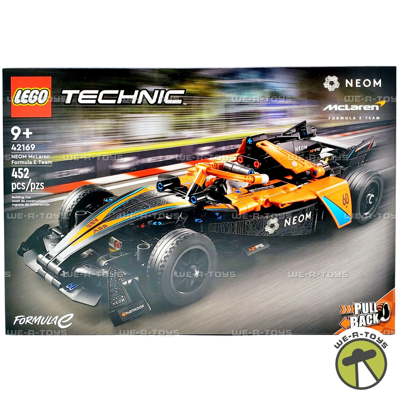 LEGO Technic NEOM McLaren Formula E Team 452 Piece Building Set