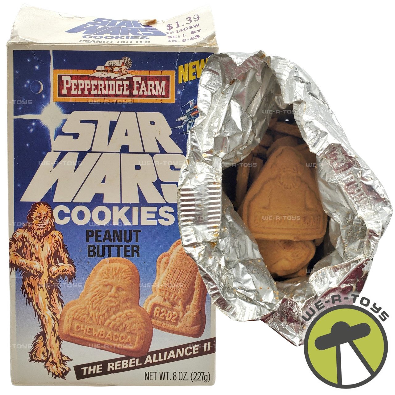 Star Wars 1983 Pepperidge Farm Peanut Butter Cookies - Open Box