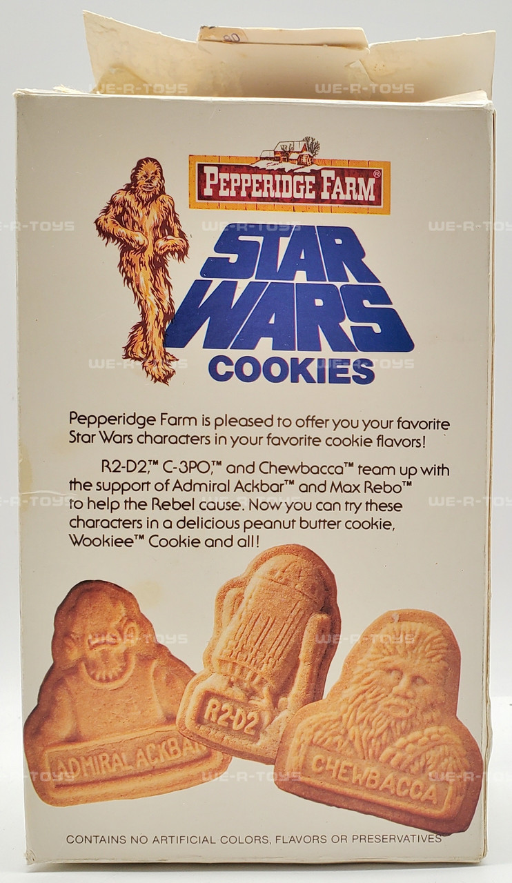 Star Wars 1983 Pepperidge Farm Peanut Butter Cookies - Open Box