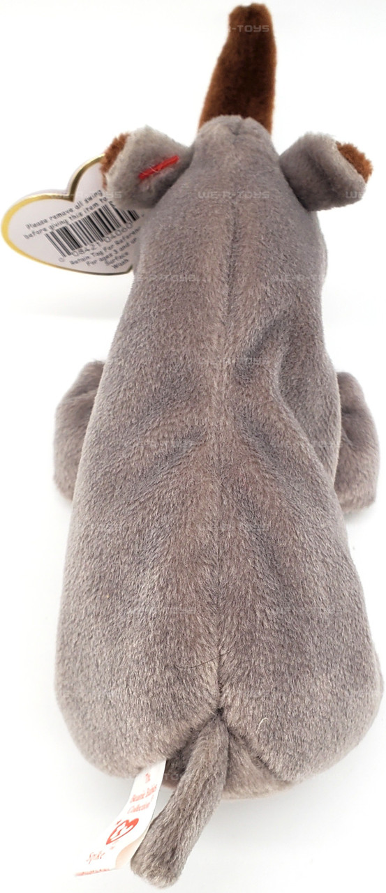 Ty Beanie Babies Spike the Rhino Plush 1996 - We-R-Toys