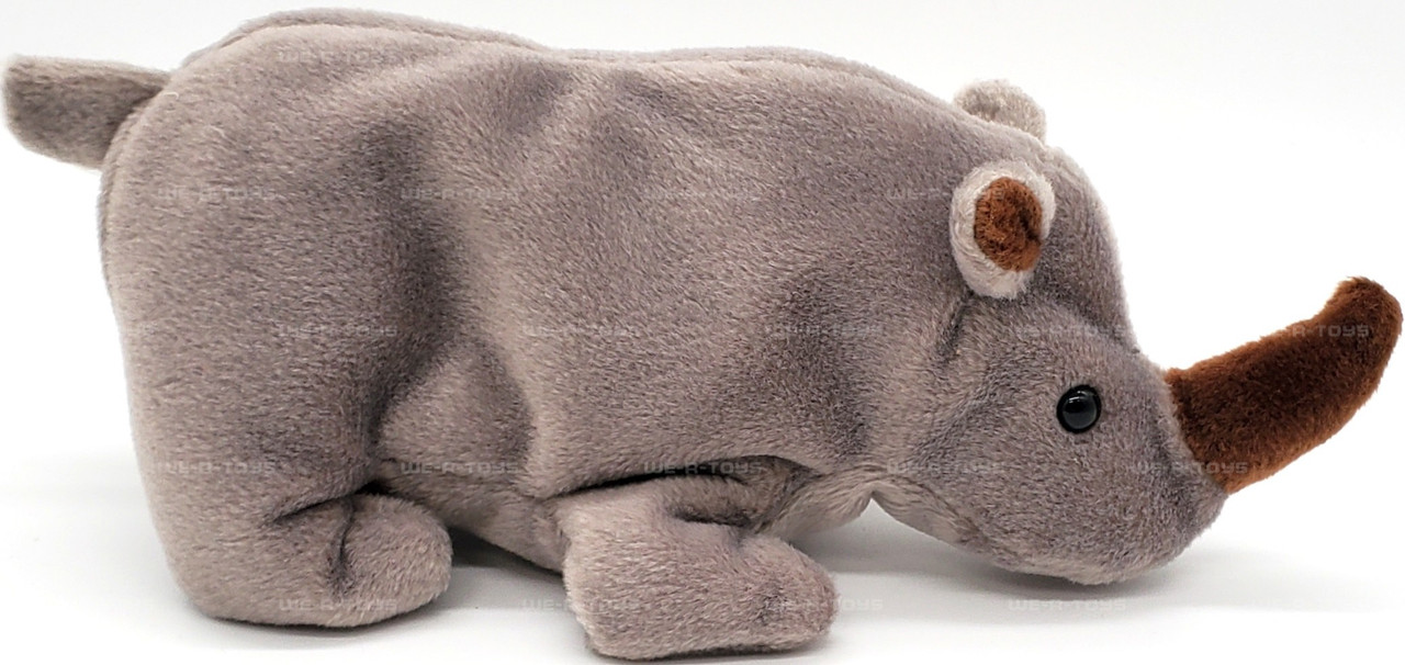 Ty Beanie Babies Spike the Rhino Plush 1996 We-R-Toys