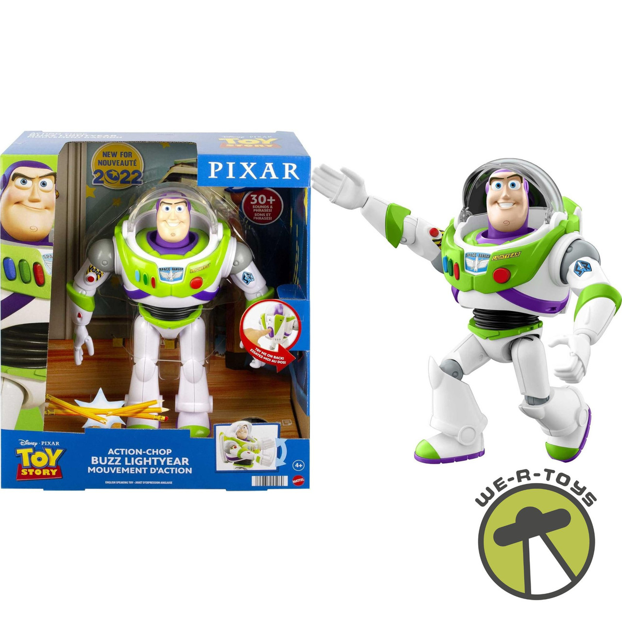 Disney Pixar Toy Story Action Chop Buzz Lightyear Talking