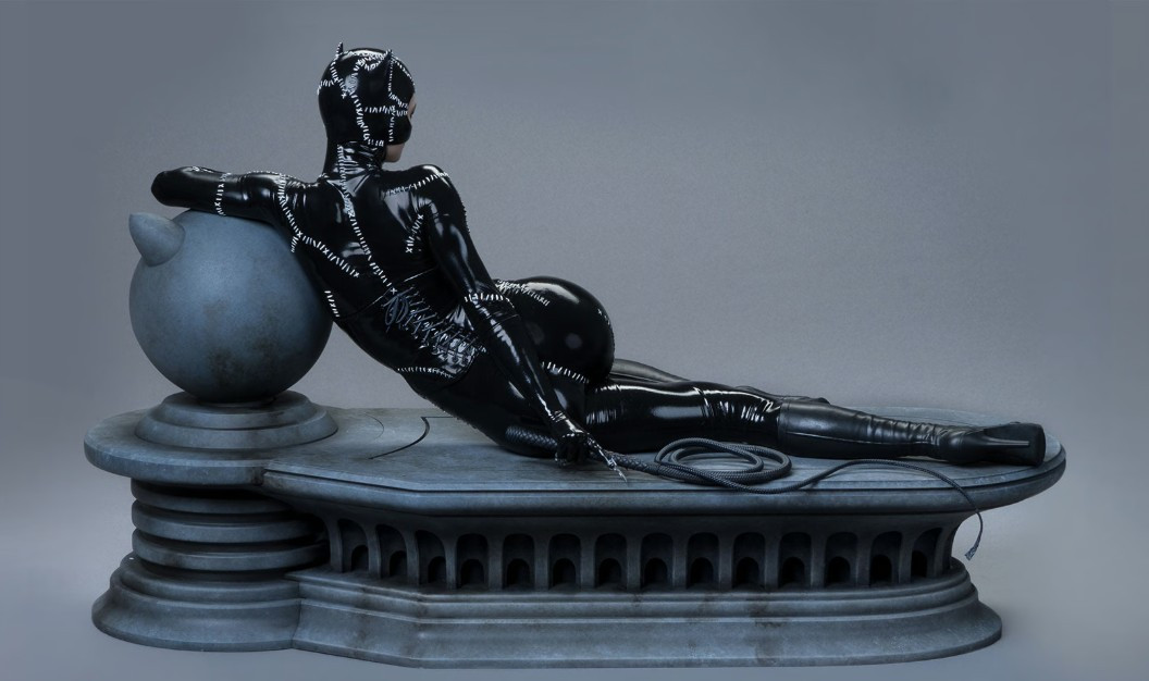 Catwoman Maquette by Tweeterhead DC Comics 1:4 Scale Sideshow - We