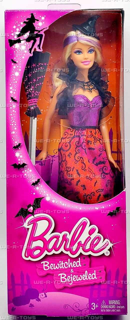 Barbie Halloween Bewitched & Bejeweled Doll 2013 Mattel BBV49 - We