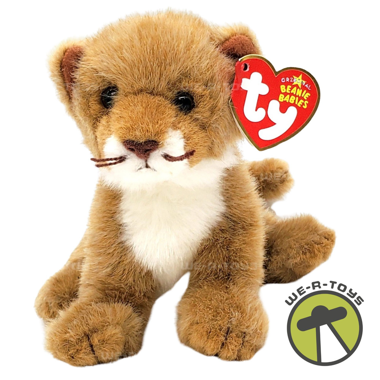 Ty Beanie Babies Manes the Lion Plush 2005 - We-R-Toys