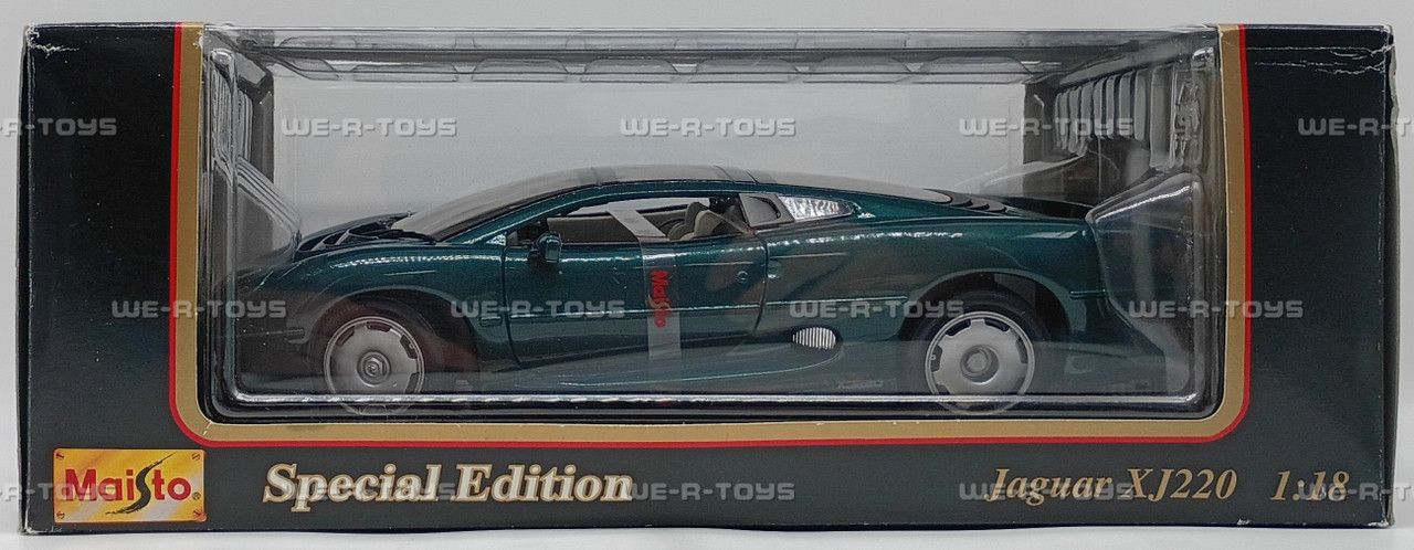 Maisto 1992 Jaguar XJ220 Green 1:18 Scale Diecast Vehicle No