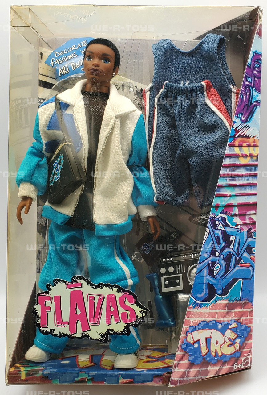 Flavas Tre Hip Hop Doll 2003 Mattel C1972 NEW - We-R-Toys
