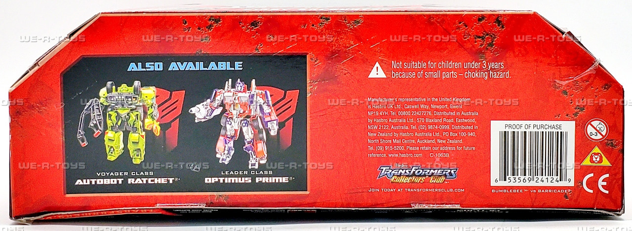 Transformers Deluxe Bumblebee Vs Barricade Action Figure Set