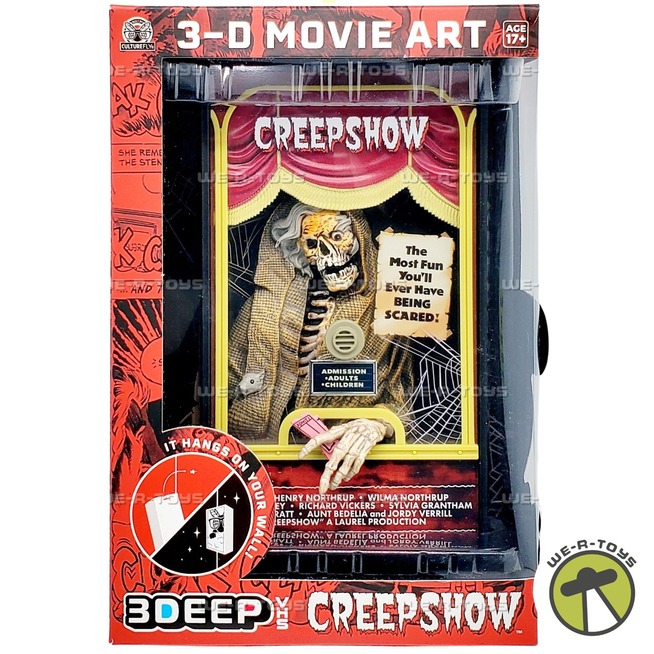 Creepshow 3Deep VHS 3-D Movie Art 2024 Culture Fly - We-R-Toys