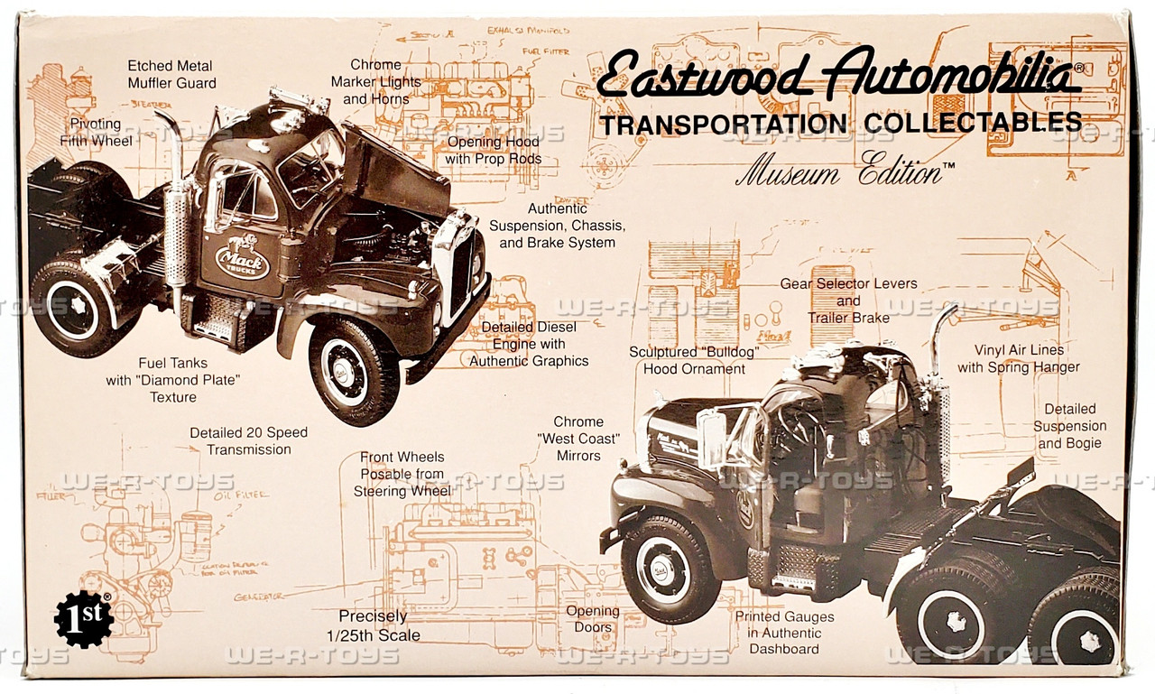 1960 Model B-61st Mack Tractor Truck Eastwood Automobilia
