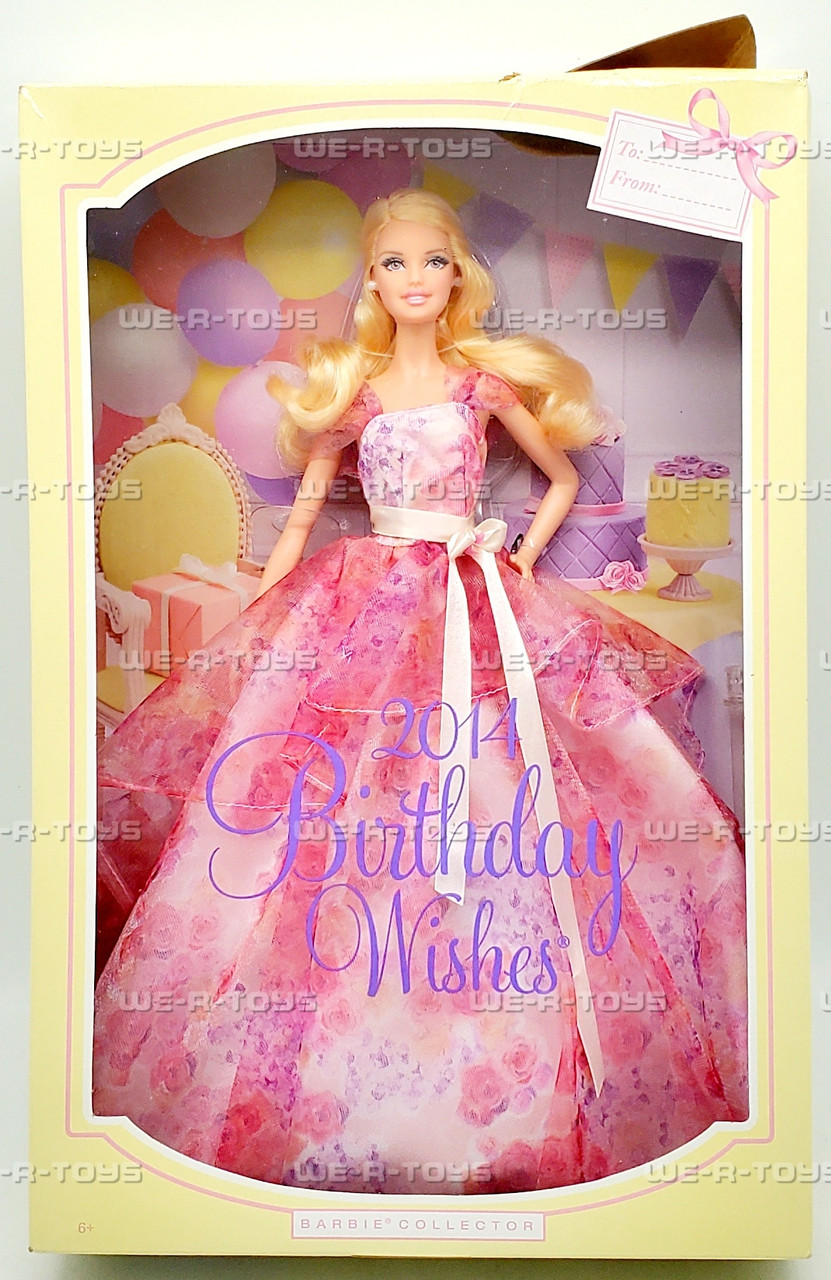 Barbie Collector 2014 Birthday Wishes Doll Mattel BCP64