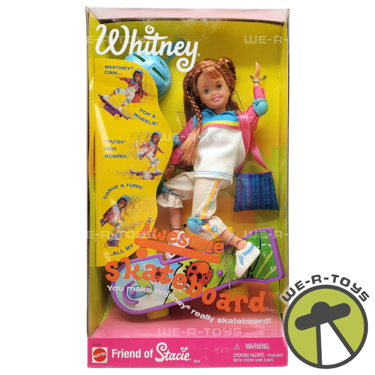 Barbie Awesome Skateboard Whitney Doll 1999 Mattel 24990 NEW Barbie Awesome Skateboard Whitney Doll 1999 Mattel 24990 NEW