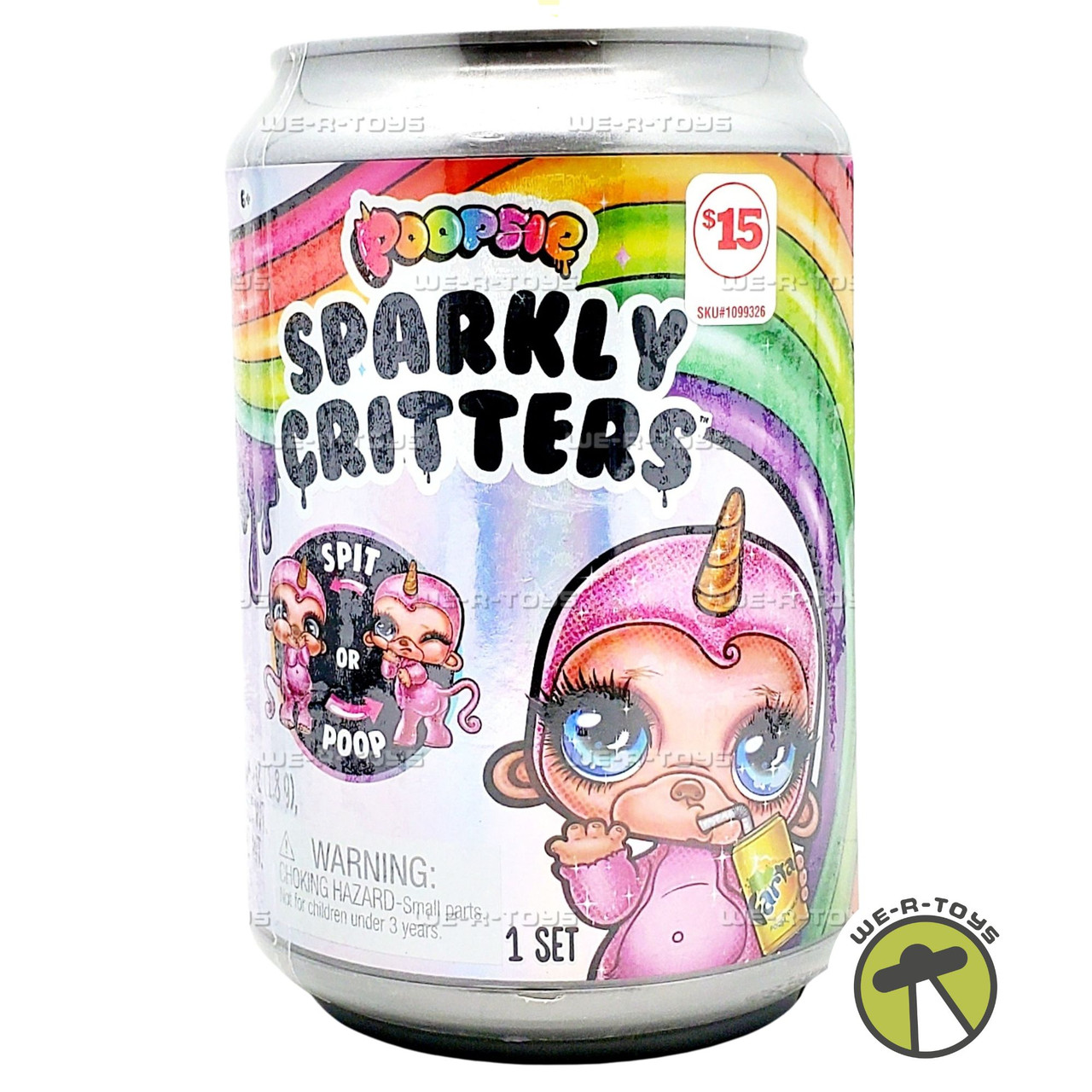 Poopsie Sparkly Critters Mystery Soda Pop Can 2019 MGA