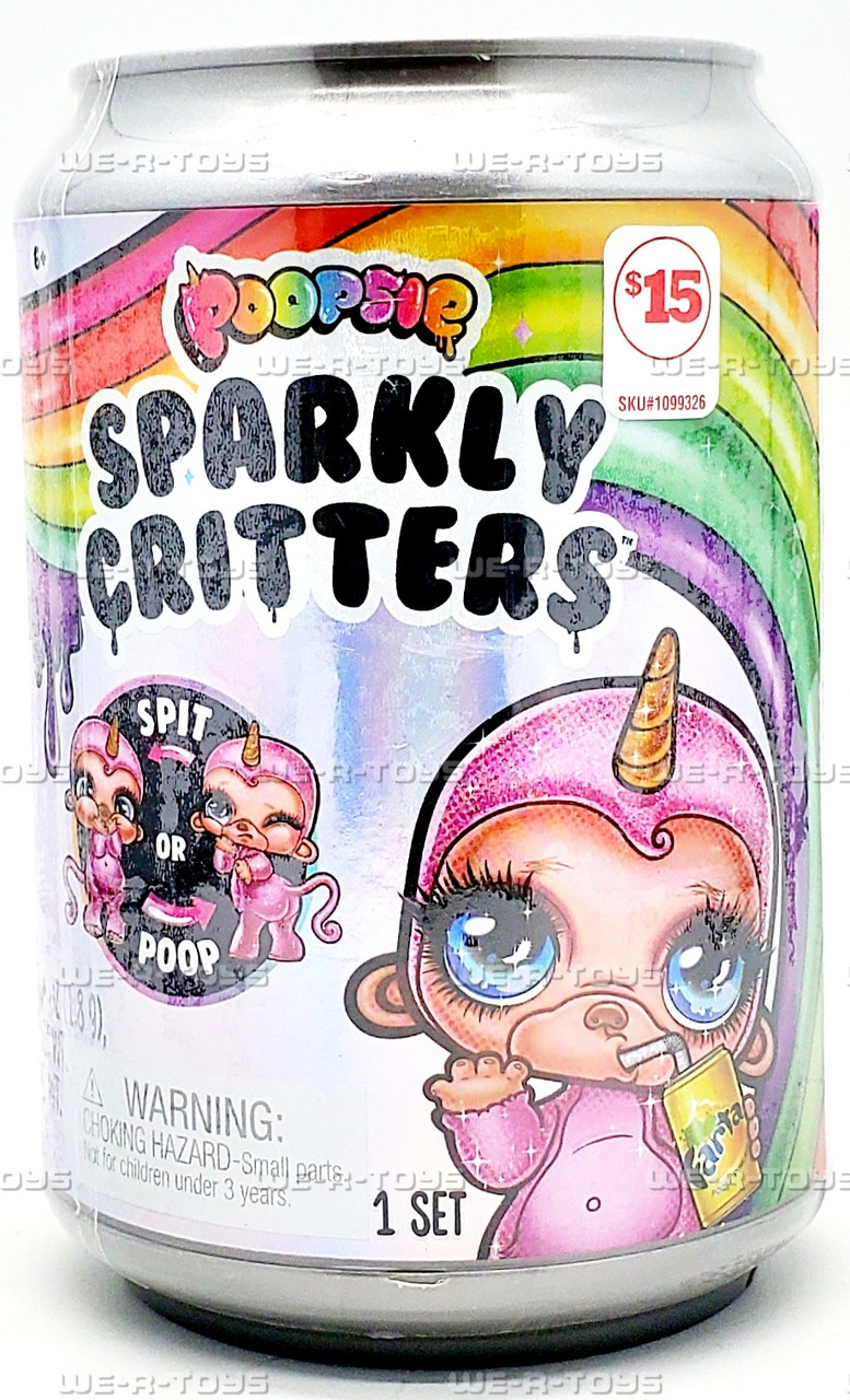 Poopsie Sparkly Critters Mystery Soda Pop Can 2019 MGA