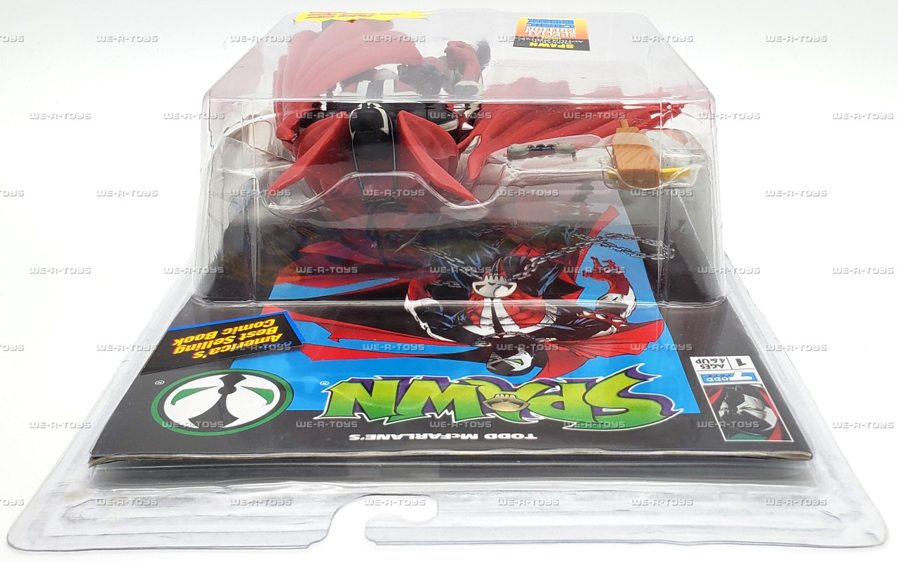 Spawn Figure with Full Size Comic Book 1994 Todd Toys 10101 - We-R