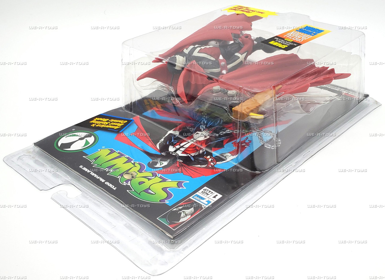 Spawn Figure with Full Size Comic Book 1994 Todd Toys 10101 - We-R