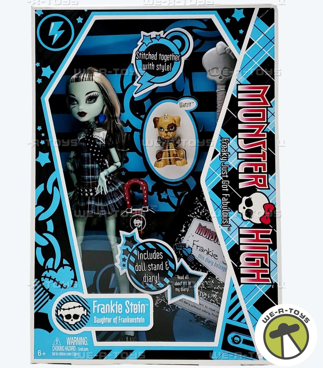 Monster High First Wave Frankie Stein Doll with Watzit Pet 2009