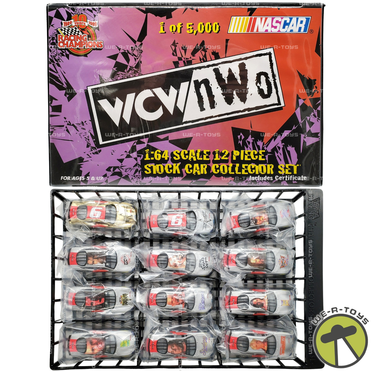 Racing Champions NASCAR WCW NWO 1:64 Scale 12 Piece Stock Car