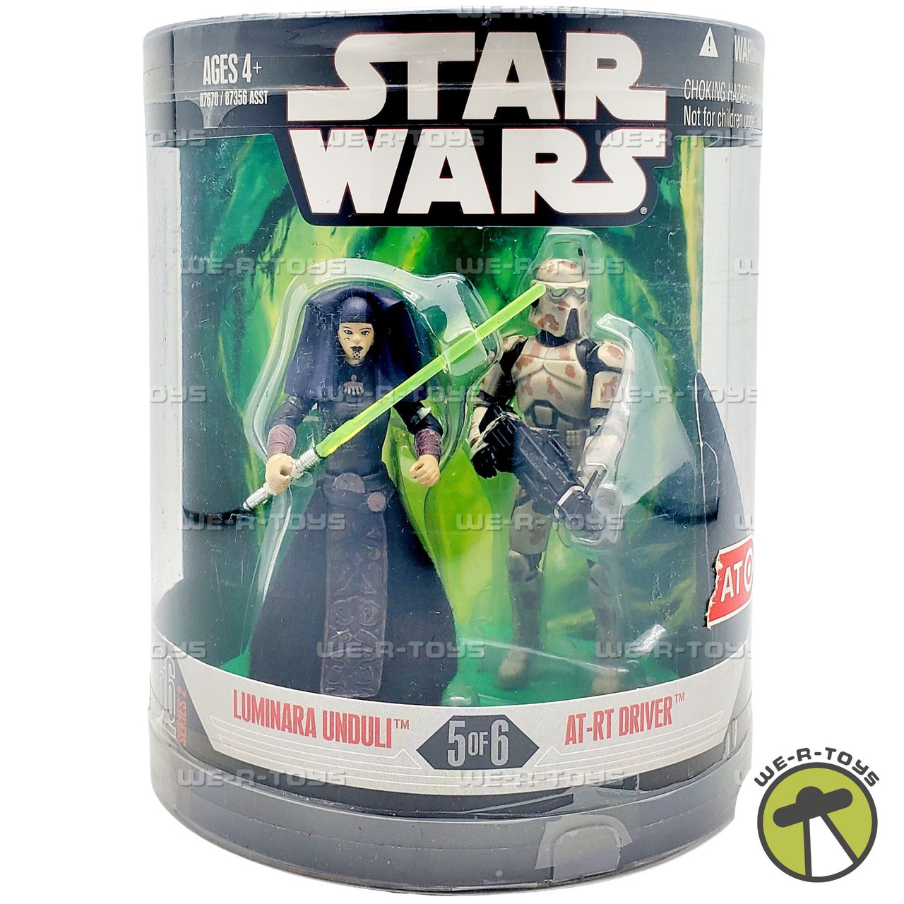 Star Wars Order 66 Luminara Unduli and AT-RT Driver Set of
