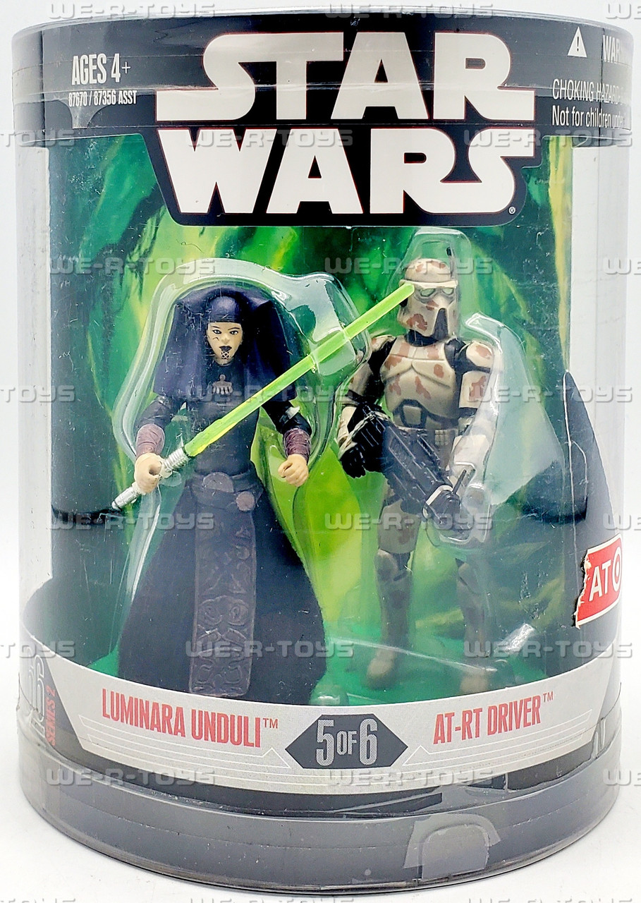 Star Wars Order 66 Luminara Unduli and AT-RT Driver Set of 2
