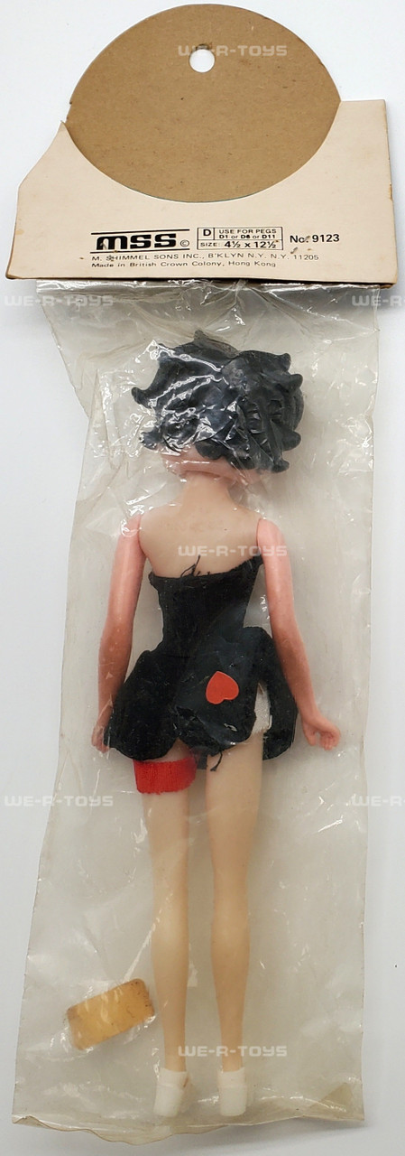 超希少　レトロ　BETTY BOOP フラガールフィギュア 昭和レトロ☆1980年代☆ベティちゃん☆人形 11．1cm 38．2g