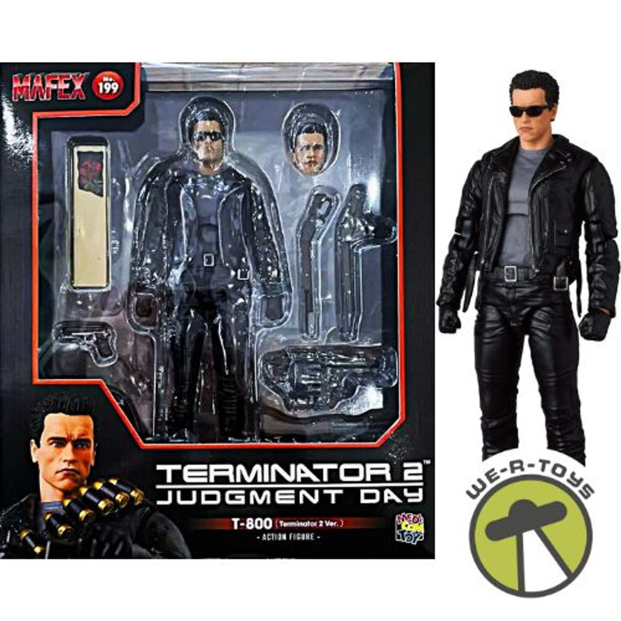 Terminator T-800 T2 Ver. MAFEX Action Figure Medicom - We-R-Toys