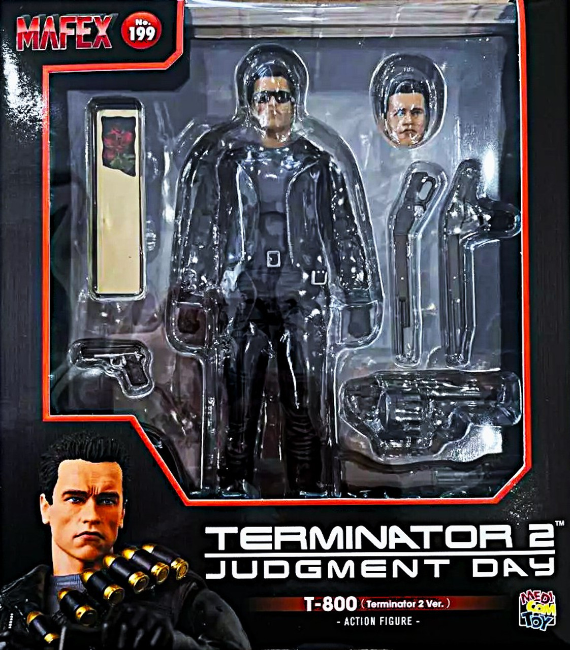 MAFEX T-800 (The Terminator Ver.) フィギュア Amazon.com: Medicom Terminator T-800 T2 Ver. MAFEX Action