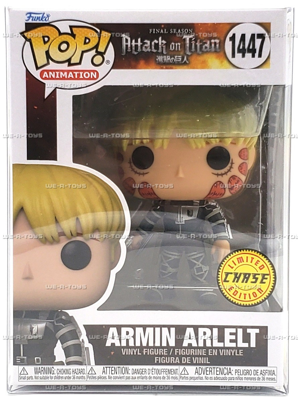 その他 Armin Funko Pop! Attack On Titan - Armin Arlelt with Marks Chase