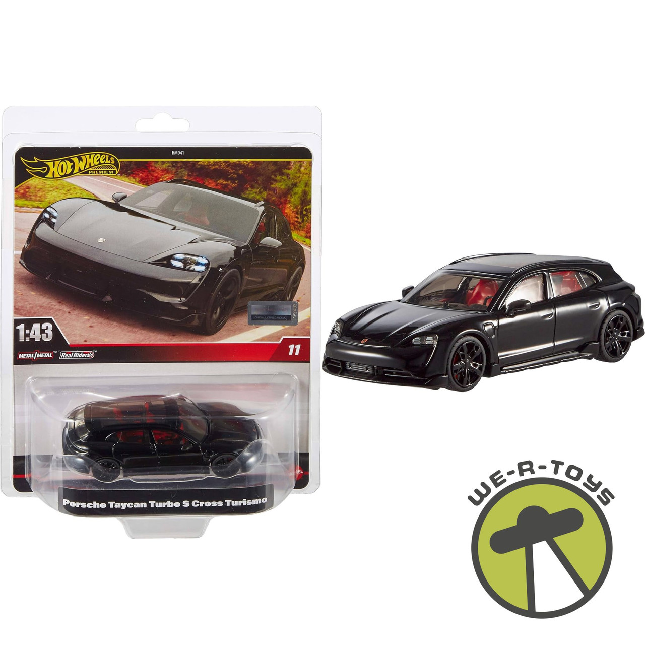 Hot Wheels Premium 1:43 Scale Porsche Taycan Turbo S Cross