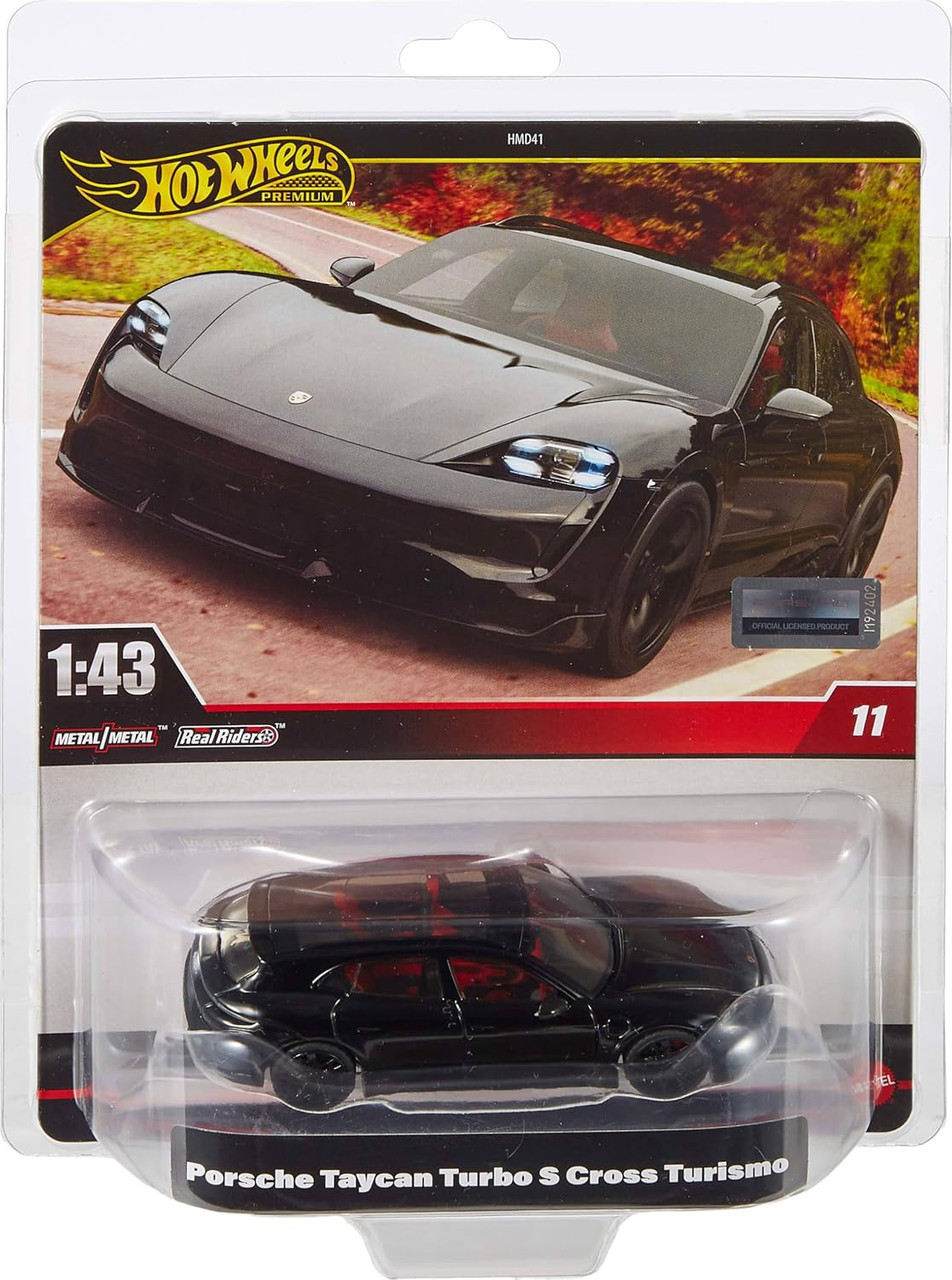 Hot Wheels Premium 1:43 Scale Porsche Taycan Turbo S Cross Turismo
