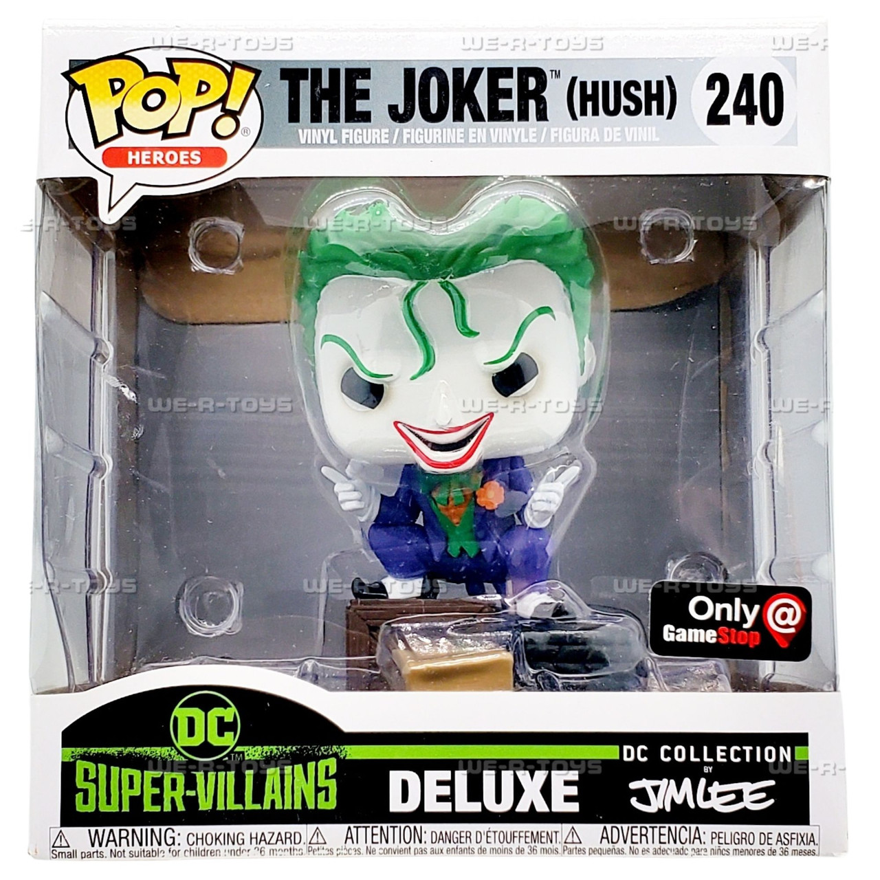 Funko POP Heroes The Joker Hush Jim Lee 240 Vinyl Figure We-R-Toys