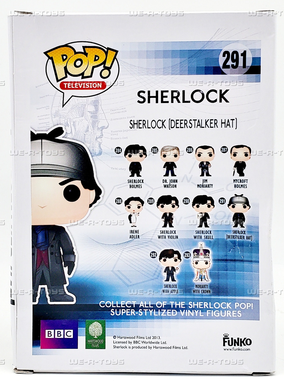 Funko POP Television Sherlock Holmes in Deerstalker Hat 291 Vinyl
