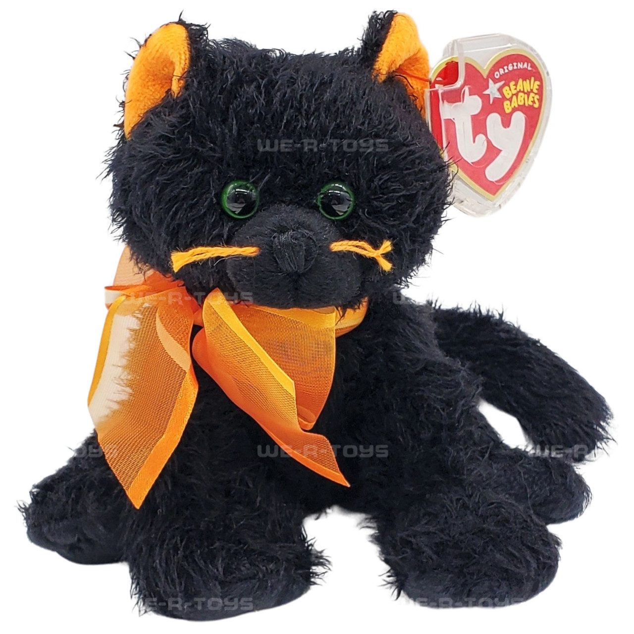 Ty Beanie Babies Moonlight the Cat Halloween Plush 2005 - We-R-Toys