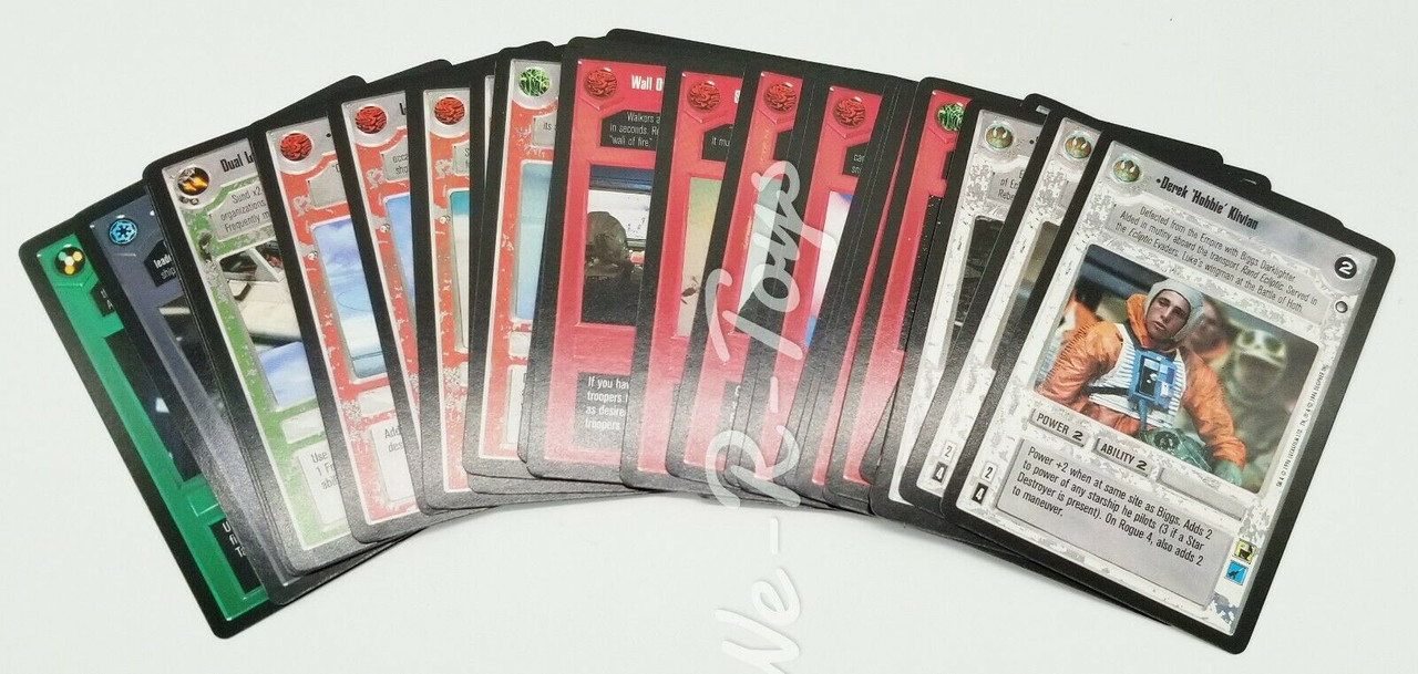 Star Wars CCG Customizable Card Game Hoth Set of 29 of 30 U1 Cards