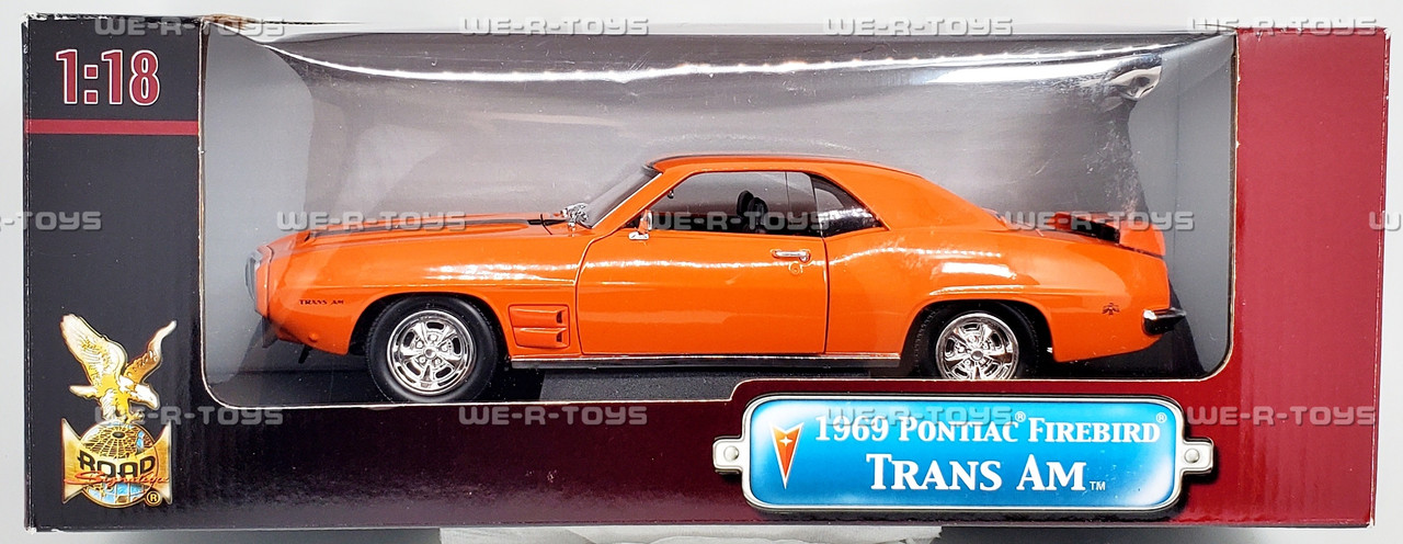 Road Signature 1969 Pontiac Firebird Trans AM Orange Vehicle 1:18