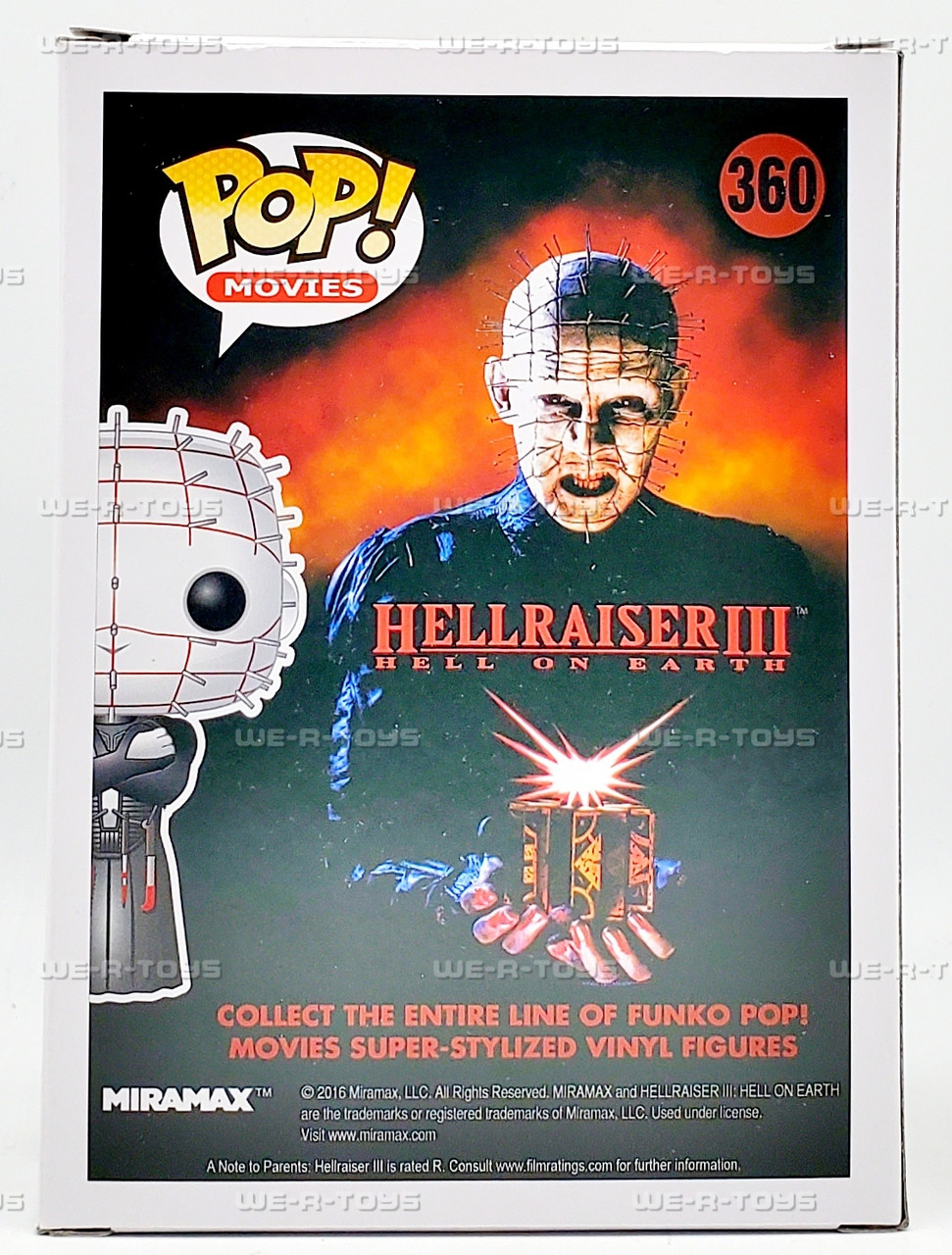Funko POP Hellraiser III Hell on Earth Pinhead 360 Vinyl Figure
