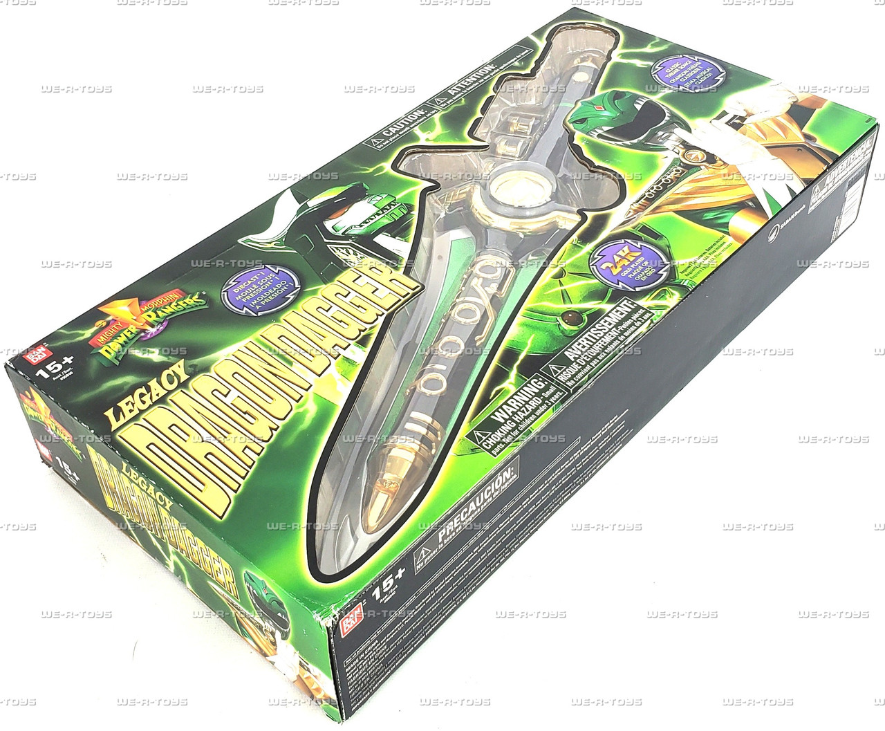 Mighty Morphin Power Rangers 24K Gold Legacy Dragon Dagger 2014