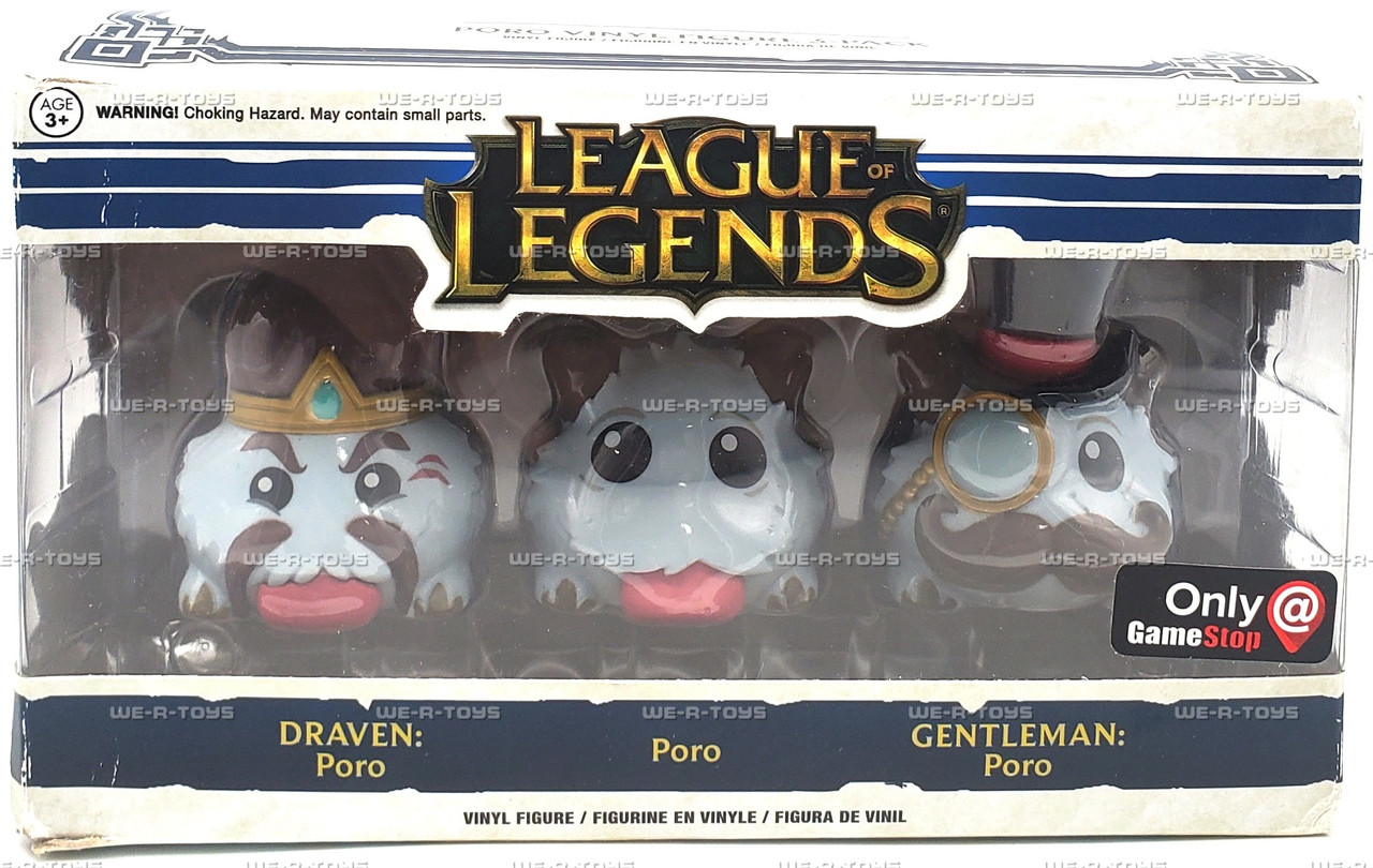 League of Legends GameStop Poro Vinyl Figure 3-Pack 2016 Riot