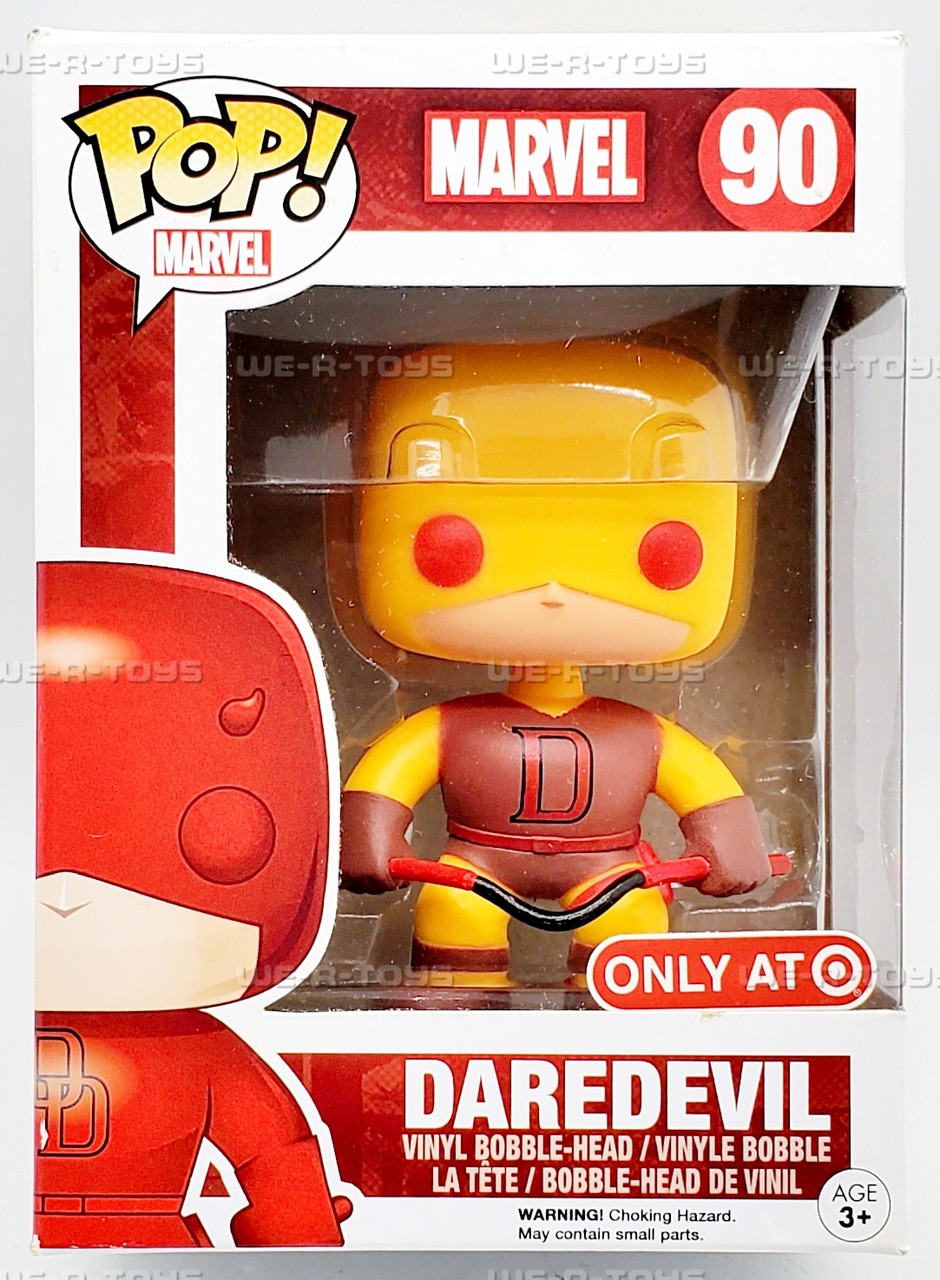 Funko Pop Marvel 90 Yellow Daredevil Vinyl Bobble-Head Figure