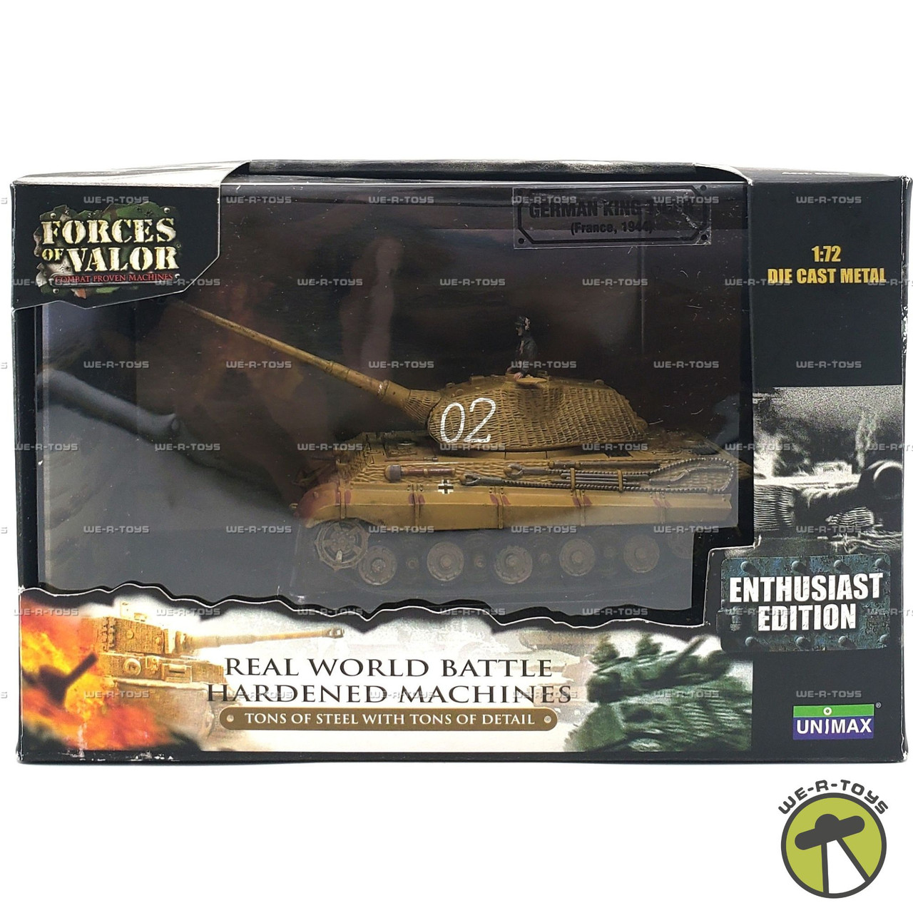 Forces of Valor German King Tiger France 1944 Vehicle 2010 Unimax