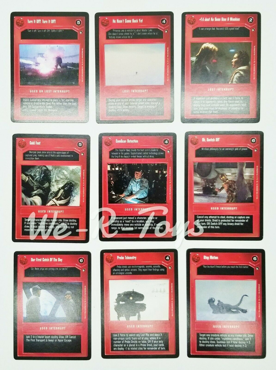 Near Mint The First Transport Is Away HOTH LIMITED star wars ccg swccg